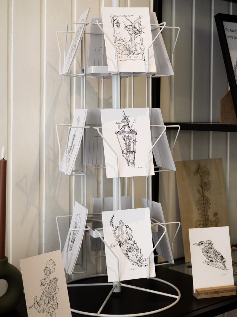 individueller Kunst-Shop und Geschenkideen in Köln: diverse Postkarten