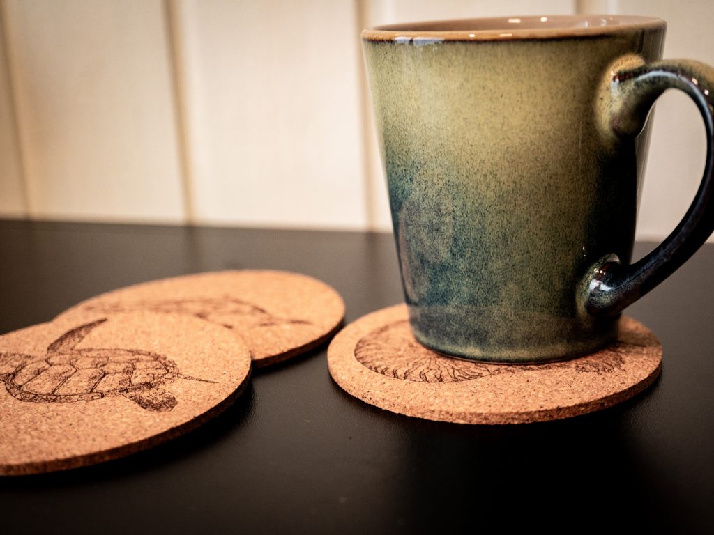 individueller Kunst-Shop und Geschenkideen in Köln: Korkuntersetzer